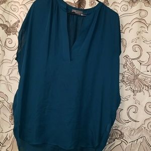 100% silk Vince blouse. Like new